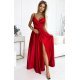 Rochie lunga rosie din satin Juliett Rochie lunga rosie din satin Juliett 2 - jojofashion.ro