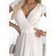 Rochie lunga din glitter bej Cristaliza Rochie lunga din glitter bej Cristaliza 7 - jojofashion.ro