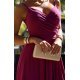 Rochie eleganta lunga din glitter burgundy Scarlett 6 - jojofashion.ro