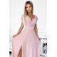 Rochie lunga din glitter roz pal Cristaliza Rochie lunga din glitter roz pal Cristaliza 6 - jojofashion.ro