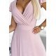 Rochie lunga din glitter roz pal Cristaliza Rochie lunga din glitter roz pal Cristaliza 7 - jojofashion.ro