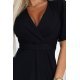 Rochie eleganta lunga neagra vaporoasa petrecuta Kasandra 4 - jojofashion.ro
