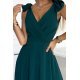 Rochie lunga eleganta verde petrecuta Soranya Rochie lunga eleganta verde petrecuta Soranya 6 - jojofashion.ro