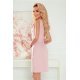 Rochie roz pudrat scuta Kozinne Rochie roz pudrat scuta Kozinne 3 - jojofashion.ro