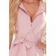 Rochie roz pudrat scuta Kozinne Rochie roz pudrat scuta Kozinne 4 - jojofashion.ro
