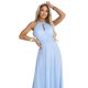 Rochie lunga din tulle baby bleu vaporoasa Selline 5 - jojofashion.ro
