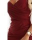 Rochie eleganta lunga burgundy mulata petrecuta Astrid 4 - jojofashion.ro