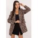 Sacou dama animal print leopard, maro, Haya1 Sacou dama animal print leopard, maro, Haya1 2 - jojofashion.ro
