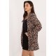 Sacou dama animal print leopard, maro, Haya1 Sacou dama animal print leopard, maro, Haya1 3 - jojofashion.ro