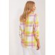 Sacou dama galben, in carouri, casual, Ezera1 Sacou dama galben, in carouri, casual, Ezera1 4 - jojofashion.ro