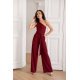 Salopeta eleganta evazata burgundy cu un umar gol vaporoasa Isotta Salopeta eleganta evazata burgundy cu un umar gol vaporoasa Isotta 2 - jojofashion.ro