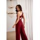Salopeta eleganta evazata burgundy cu un umar gol vaporoasa Isotta Salopeta eleganta evazata burgundy cu un umar gol vaporoasa Isotta 3 - jojofashion.ro