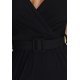 Salopeta eleganta neagra evazata petrecuta Delyah 5 - jojofashion.ro