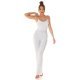Salopeta dama alba, mulata, cu spatele gol, Joliena Salopeta dama alba, mulata, cu spatele gol, Joliena 6 - jojofashion.ro