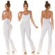 Salopeta dama alba, mulata, cu spatele gol, Joliena Salopeta dama alba, mulata, cu spatele gol, Joliena 7 - jojofashion.ro
