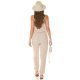 Salopeta bej, cu umerii goi, bandeau, Lorette Salopeta bej, cu umerii goi, bandeau, Lorette 6 - jojofashion.ro