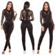 Salopeta dama catsuit mulata, neagra, dantela, cu maneca lunga, Kourtney 8 - jojofashion.ro