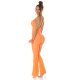 Salopeta dama corai neon, mulata, cu spatele gol, Joliena Salopeta dama corai neon, mulata, cu spatele gol, Joliena 5 - jojofashion.ro