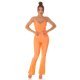 Salopeta dama corai neon, mulata, cu spatele gol, Joliena Salopeta dama corai neon, mulata, cu spatele gol, Joliena 6 - jojofashion.ro