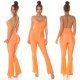 Salopeta dama corai neon, mulata, cu spatele gol, Joliena Salopeta dama corai neon, mulata, cu spatele gol, Joliena 7 - jojofashion.ro