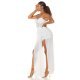Salopeta dama eleganta alba scurta dantela cu trena Rue Salopeta dama eleganta alba scurta dantela cu trena Rue 10 - jojofashion.ro