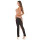 Salopeta eleganta, cappuccino, cu peplum si umeri goi, asimetrica, Justyne 6 - jojofashion.ro