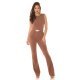 Salopeta eleganta, caramel, evazata, Phoebe Salopeta eleganta, caramel, evazata, Phoebe 6 - jojofashion.ro