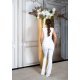 Salopeta eleganta evazata alba Phoebe Salopeta eleganta evazata alba Phoebe 4 - jojofashion.ro