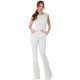 Salopeta eleganta evazata bej Phoebe Salopeta eleganta evazata bej Phoebe 2 - jojofashion.ro