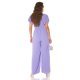 Salopeta dama eleganta evazata, lila, petrecuta, Julye Salopeta dama eleganta evazata, lila, petrecuta, Julye 6 - jojofashion.ro
