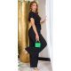 Salopeta eleganta evazata, neagra, petrecuta, Julye Salopeta eleganta evazata, neagra, petrecuta, Julye 3 - jojofashion.ro