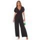 Salopeta eleganta evazata, neagra, petrecuta, Julye Salopeta eleganta evazata, neagra, petrecuta, Julye 4 - jojofashion.ro