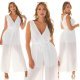 Salopeta dama eleganta evazata, plisata, alba, petrecuta, Shanya Salopeta dama eleganta evazata, plisata, alba, petrecuta, Shanya 7 - jojofashion.ro