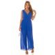 Salopeta dama eleganta evazata, plisata, albastra, petrecuta, Shanya Salopeta dama eleganta evazata, plisata, albastra, petrecuta, Shanya 6 - jojofashion.ro