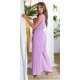 Salopeta dama eleganta evazata, plisata, lila, petrecuta, Shanya Salopeta dama eleganta evazata, plisata, lila, petrecuta, Shanya 3 - jojofashion.ro