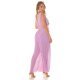 Salopeta dama eleganta evazata, plisata, lila, petrecuta, Shanya Salopeta dama eleganta evazata, plisata, lila, petrecuta, Shanya 5 - jojofashion.ro