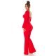 Salopeta dama eleganta, evazata, rosie, din nylon, Nikola Salopeta dama eleganta, evazata, rosie, din nylon, Nikola 4 - jojofashion.ro