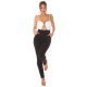 Salopeta eleganta, neagra cu bust alb, conica, cu decupaje, Hashna 5 - jojofashion.ro