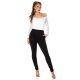 Salopeta eleganta neagra cu dantela alba Tamia Salopeta eleganta neagra cu dantela alba Tamia 2 - jojofashion.ro