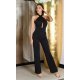 Salopeta eleganta, neagra, evazata, cu spatele gol, Laura Salopeta eleganta, neagra, evazata, cu spatele gol, Laura 6 - jojofashion.ro
