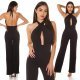 Salopeta eleganta, neagra, evazata, cu spatele gol, Laura Salopeta eleganta, neagra, evazata, cu spatele gol, Laura 7 - jojofashion.ro