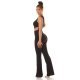 Salopeta dama evazata, neagra, cu un umar gol, Kinza Salopeta dama evazata, neagra, cu un umar gol, Kinza 5 - jojofashion.ro