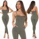 Salopeta dama mulata kaki, vascoza si nylon, Gabriele Salopeta dama mulata kaki, vascoza si nylon, Gabriele 8 - jojofashion.ro