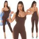 Salopeta mulata, maro, din nylon, Rebecka 7 - jojofashion.ro