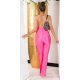 Salopeta dama roz neon, mulata, cu spatele gol, Joliena Salopeta dama roz neon, mulata, cu spatele gol, Joliena 5 - jojofashion.ro