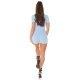 Salopeta dama scurta, mulata, baby blue, Margarita Salopeta dama scurta, mulata, baby blue, Margarita 6 - jojofashion.ro