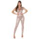 Salopeta snake print wetlook catsuit Nazli 2 - jojofashion.ro