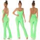Salopeta verde neon, mulata, cu spatele gol, Joliena Salopeta verde neon, mulata, cu spatele gol, Joliena 7 - jojofashion.ro