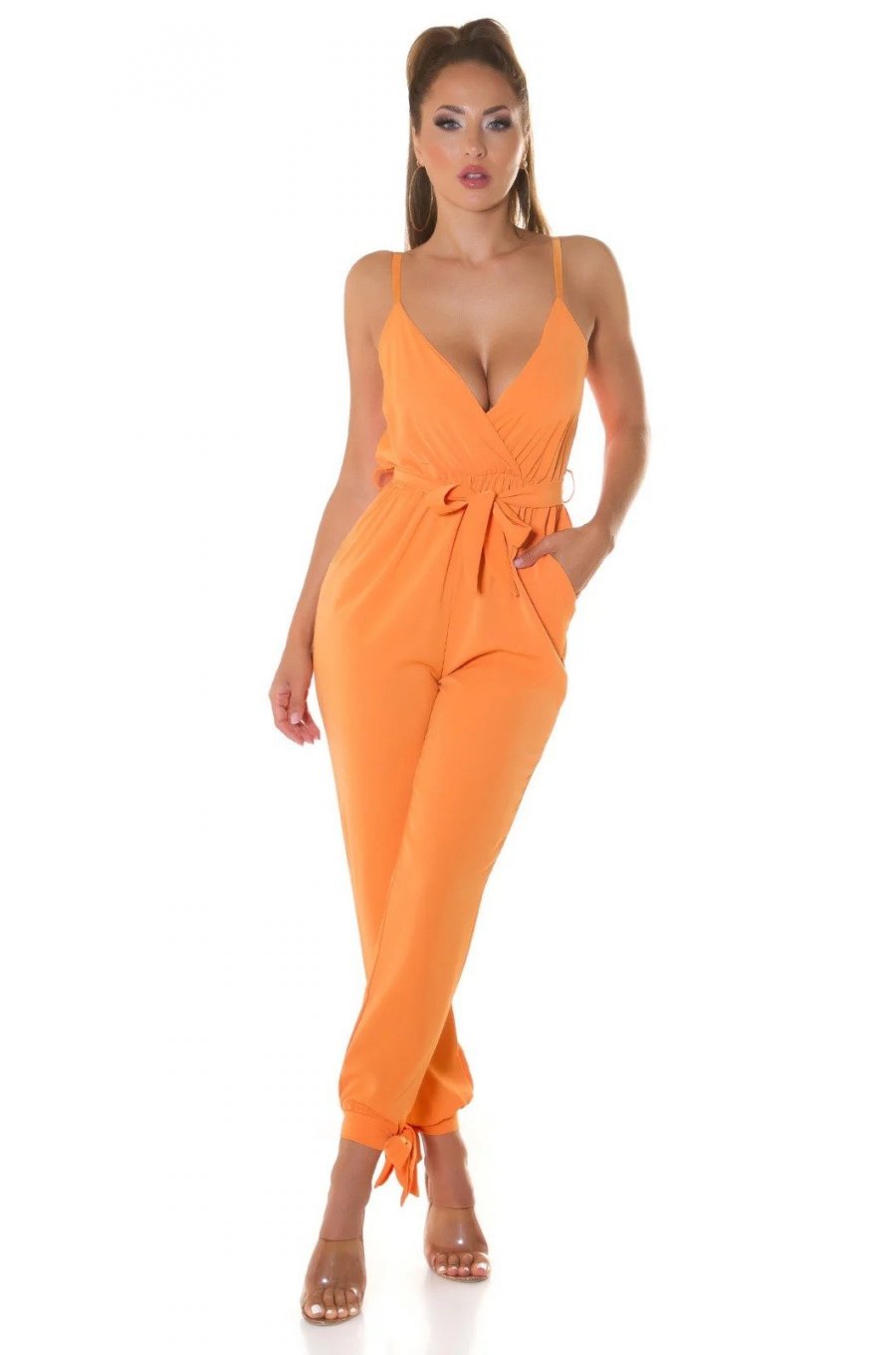 Salopeta eleganta suprapusa orange Sierra Salopeta eleganta suprapusa orange Sierra 3 - jojofashion.ro