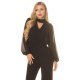 Salopeta de ocazie evazata neagra cu maneca lunga Seraya Salopeta de ocazie evazata neagra cu maneca lunga Seraya 4 - jojofashion.ro